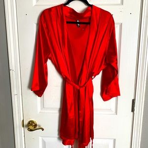 Allegrace Red Silky Robe.